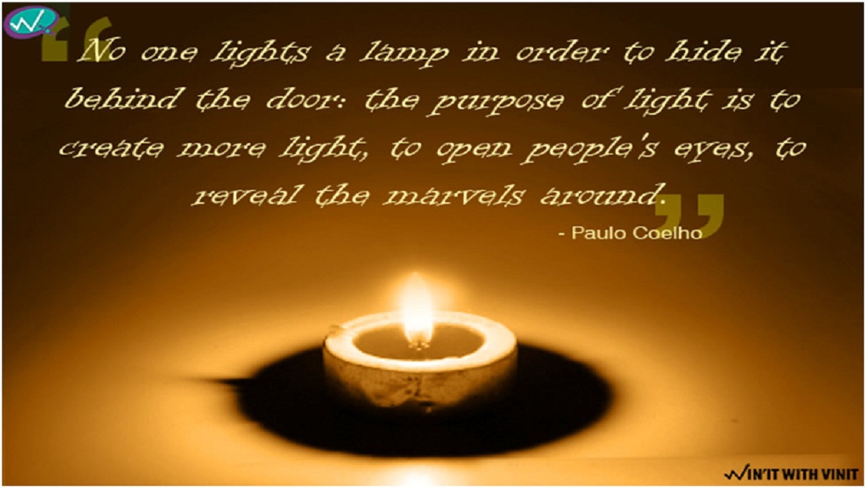 Light The Lamp Of Positive Thoughts
